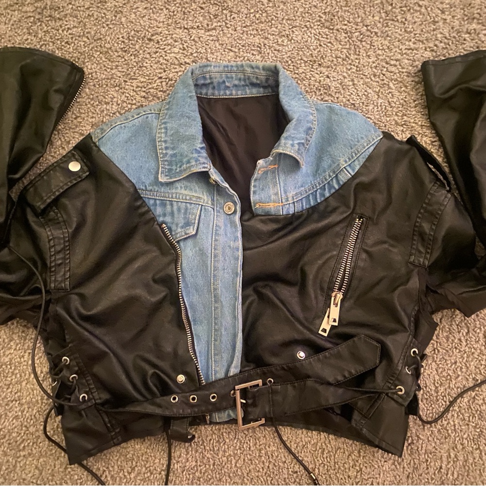 Black and Blue Women's Jacket